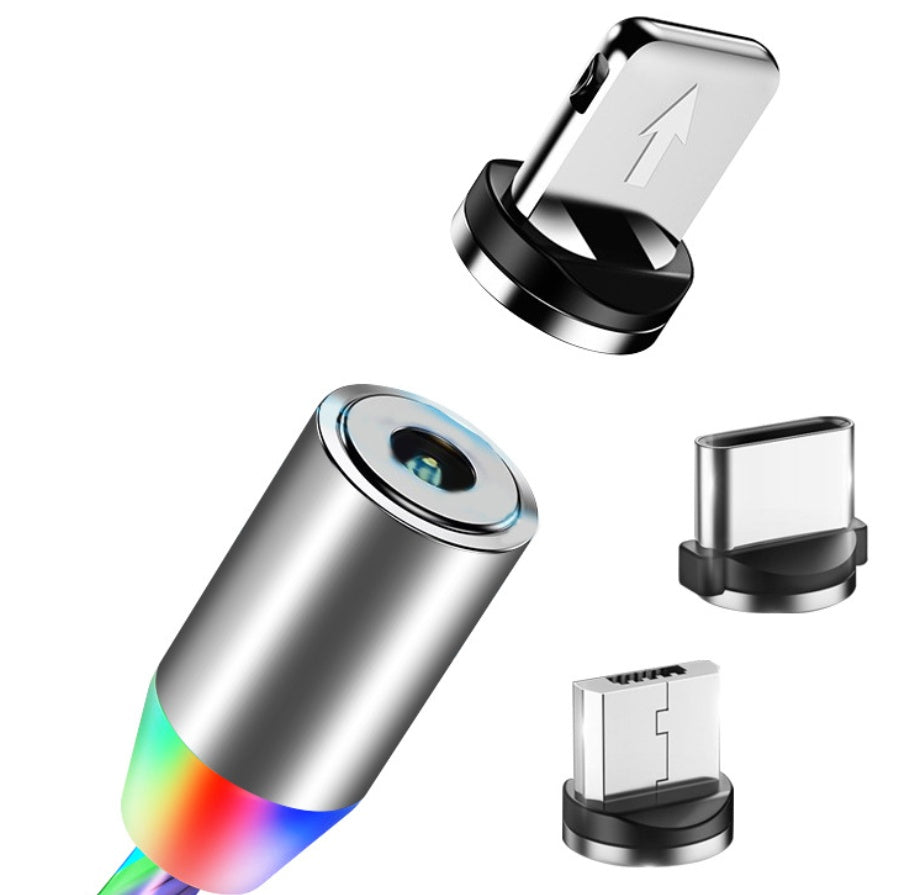 Magnetic LED Charging Cable – For iPhone & Android)