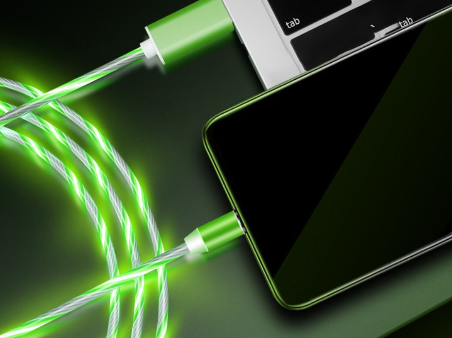 Magnetic LED Charging Cable – For iPhone & Android)