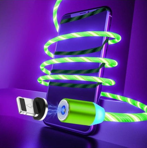 Magnetic LED Charging Cable – For iPhone & Android)